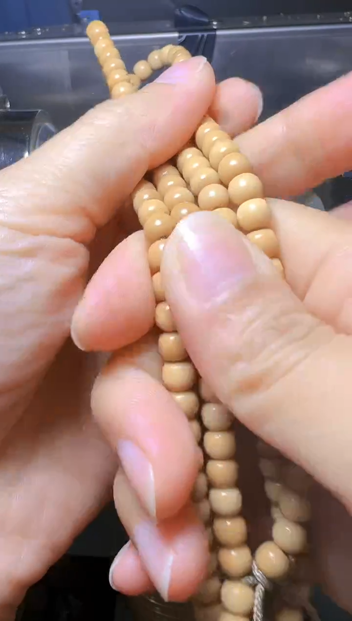 【闪购商品】菩提根/象牙果手串龙脊卡6老型脖挂140颗 2号