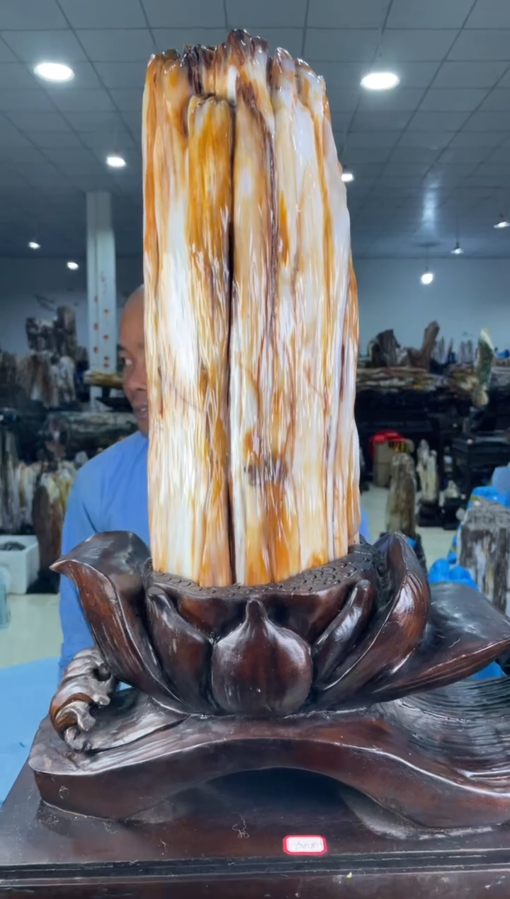 【闪购商品】硅化玉摆件未镶嵌71