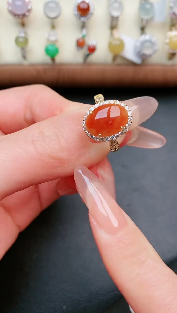 【闪购商品】翡翠戒指银S925镶嵌....