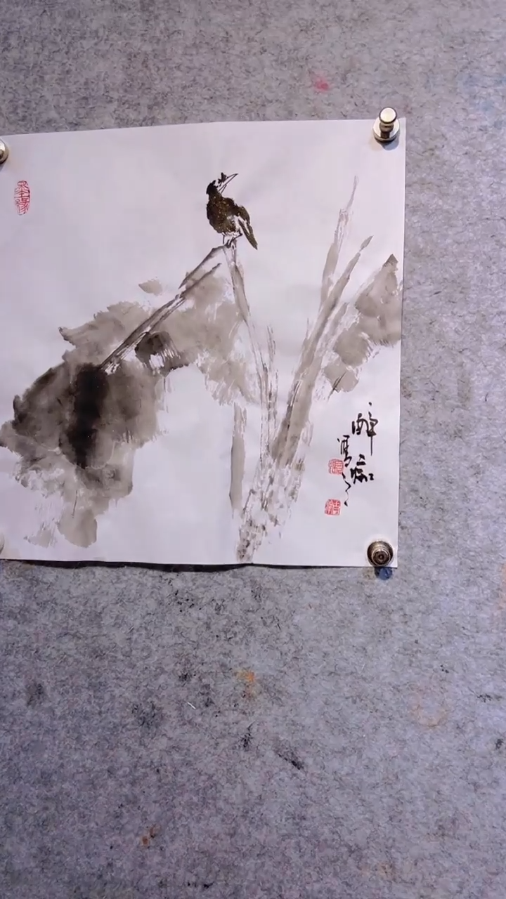 【闪购商品】国画张自学水墨画45