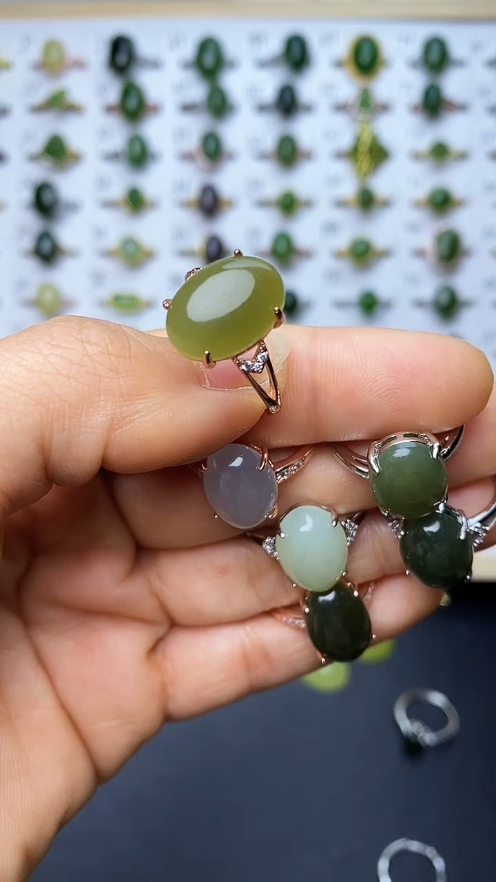 【闪购商品】和田玉戒指未镶嵌1