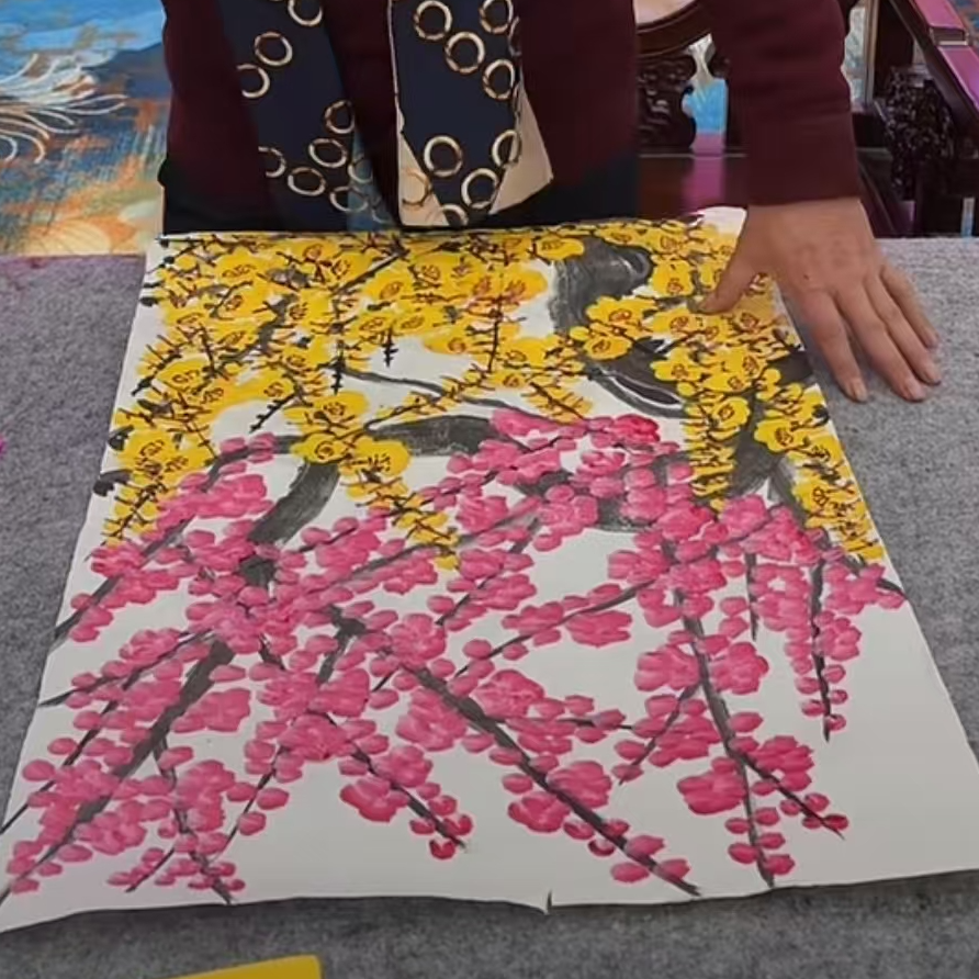 橱窗展示/大志文化WH/原名杜保才老师笔名杜宝才/宣纸国画 带证书