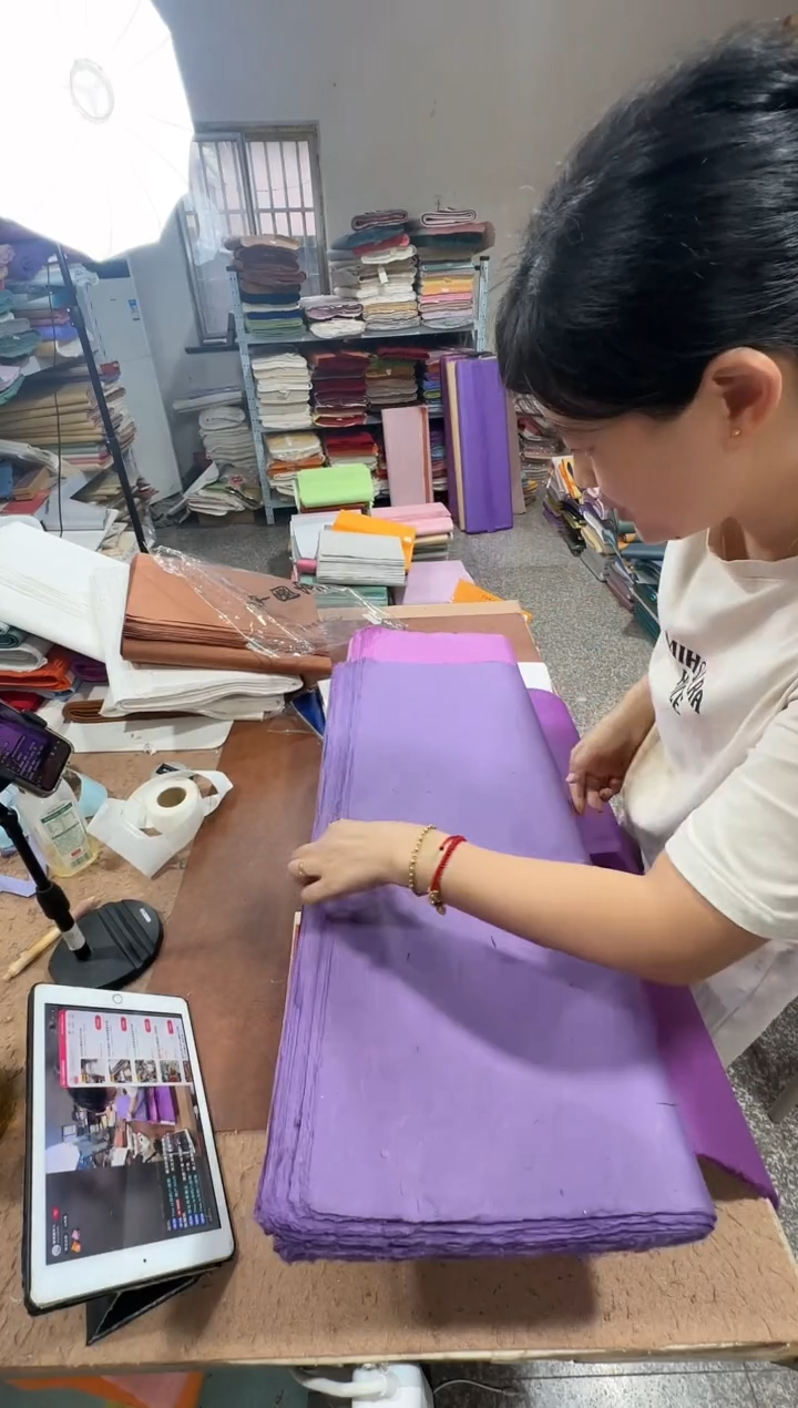 四尺50张雾霾紫珠光槽底