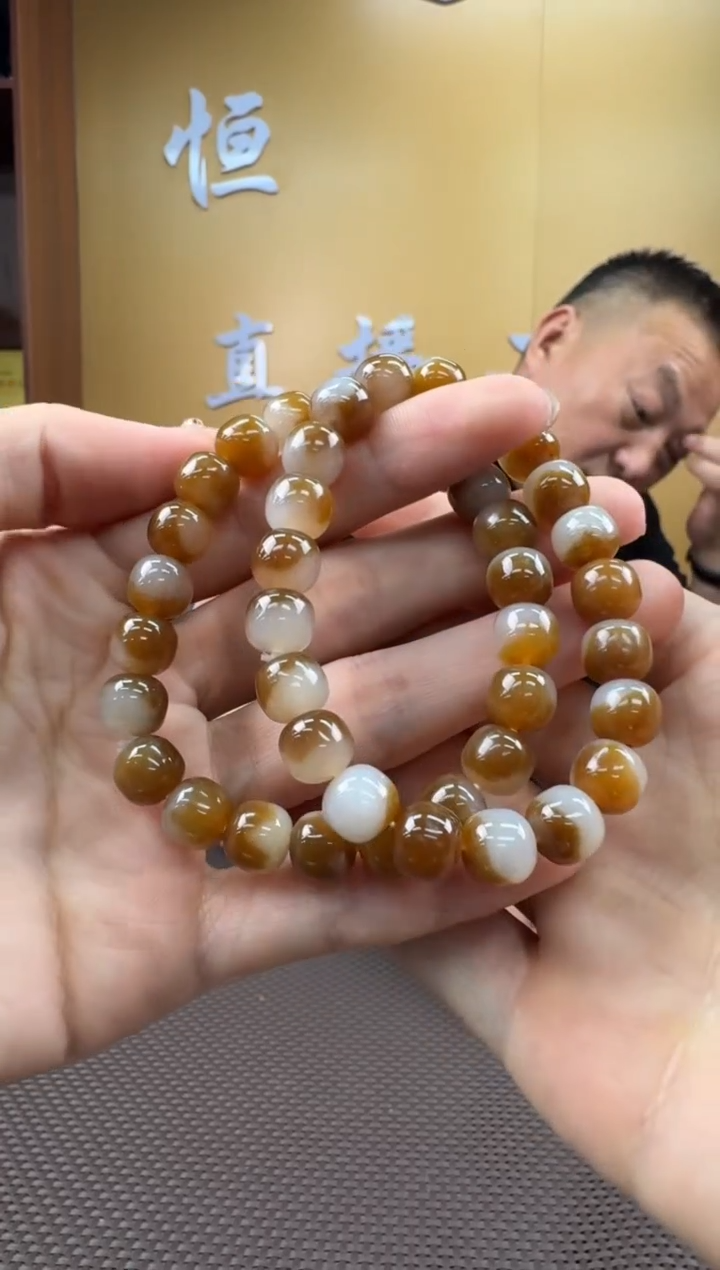 【闪购商品】和田玉手串未镶嵌多样性，发一8-9