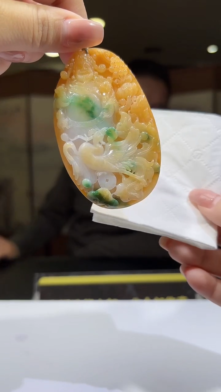 未镶嵌定制翡翠17/1226/C/财神