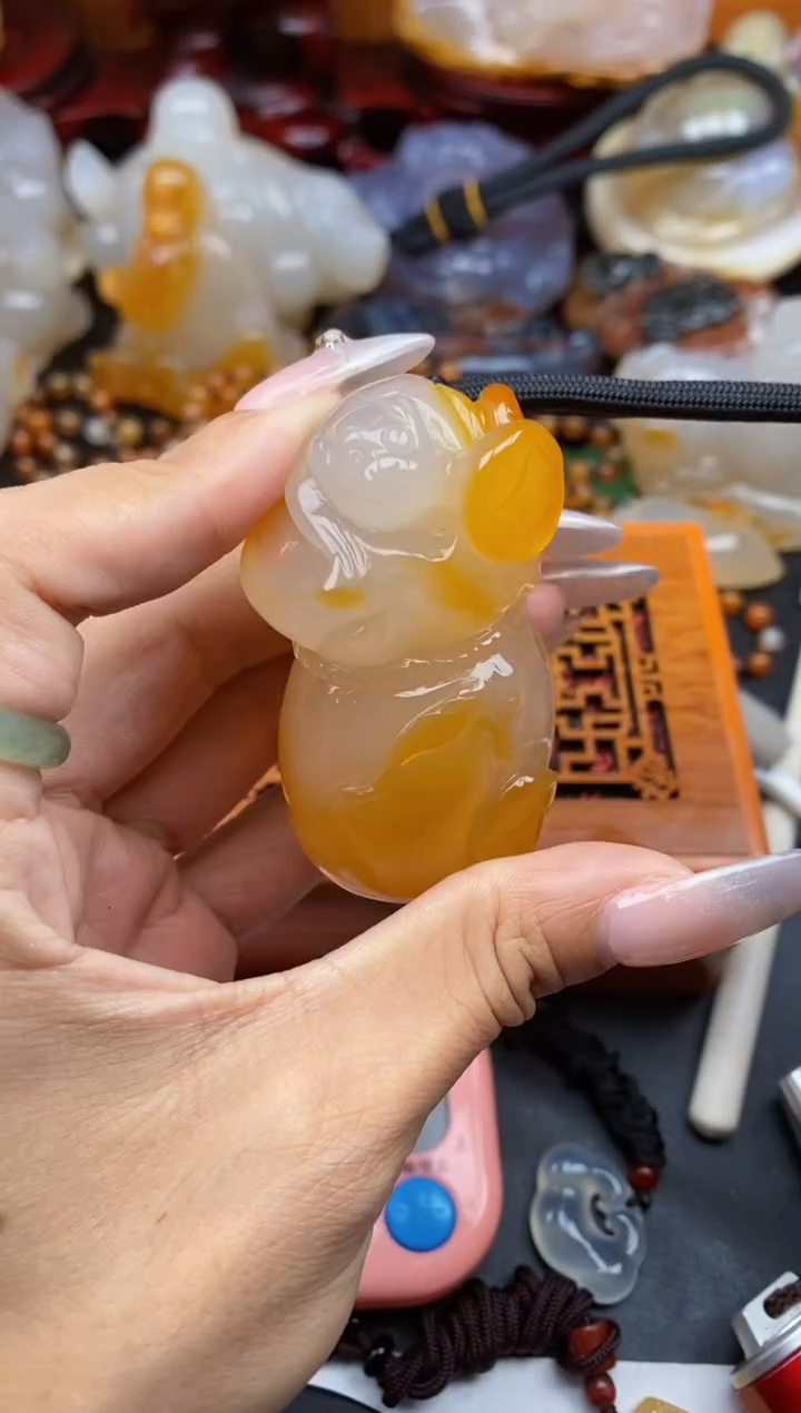 【闪购商品】玛瑙/玉髓颈饰未镶嵌ll