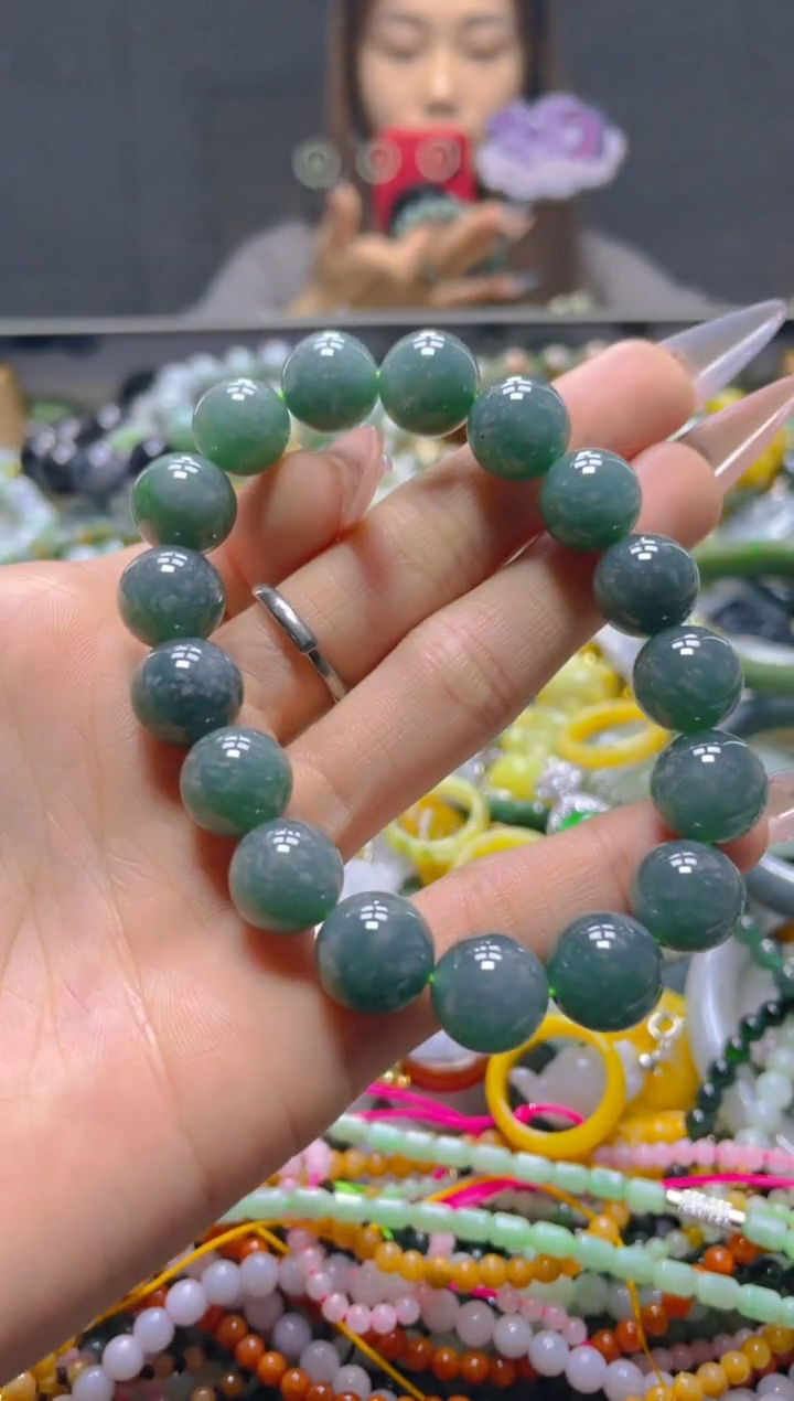 颈饰未镶嵌翡翠11MM