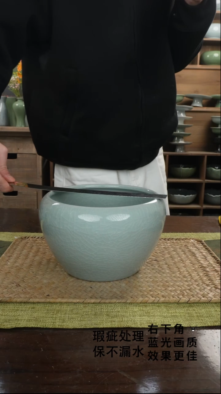 陶瓷苹果茶渣缸B-18（直径）次品保不漏水外观不完美