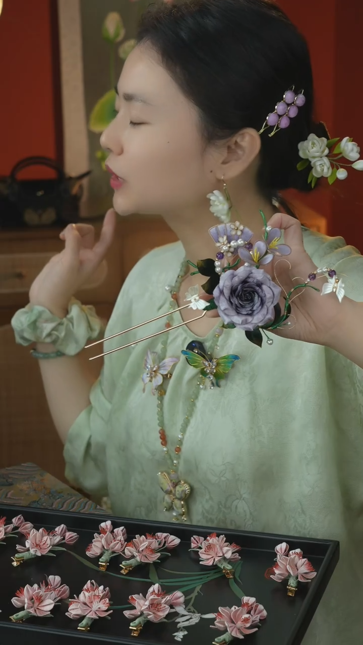 刺绣纯手工非遗国风饰品