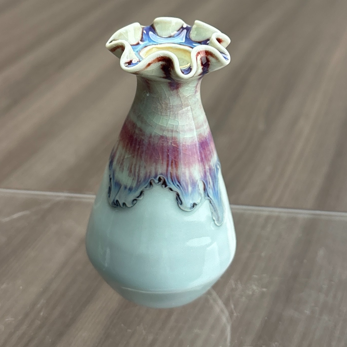 颜色釉小花瓶直播间开播福利品景德镇小花瓶