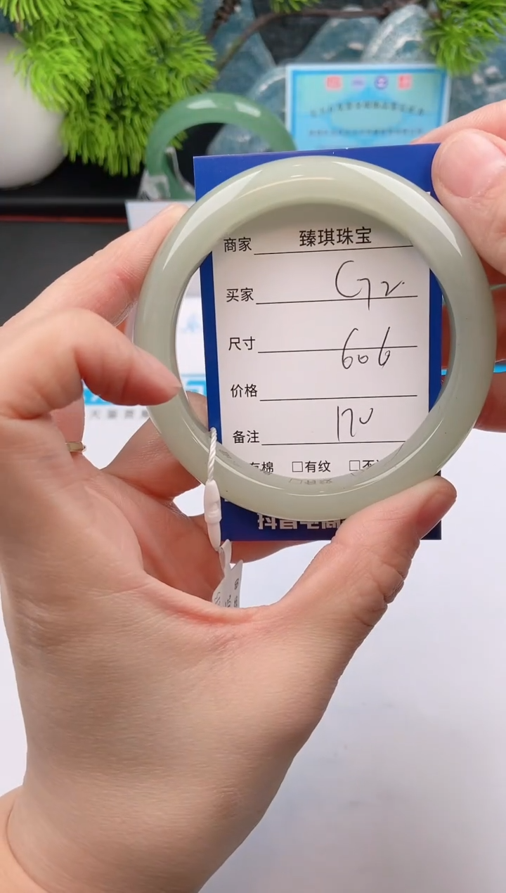 【闪购商品】石英质玉手镯未镶嵌c72东陵玉微色差