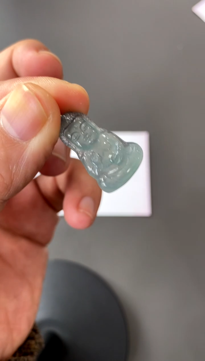 【闪购商品】定制翡翠未镶嵌宝宝佛 补