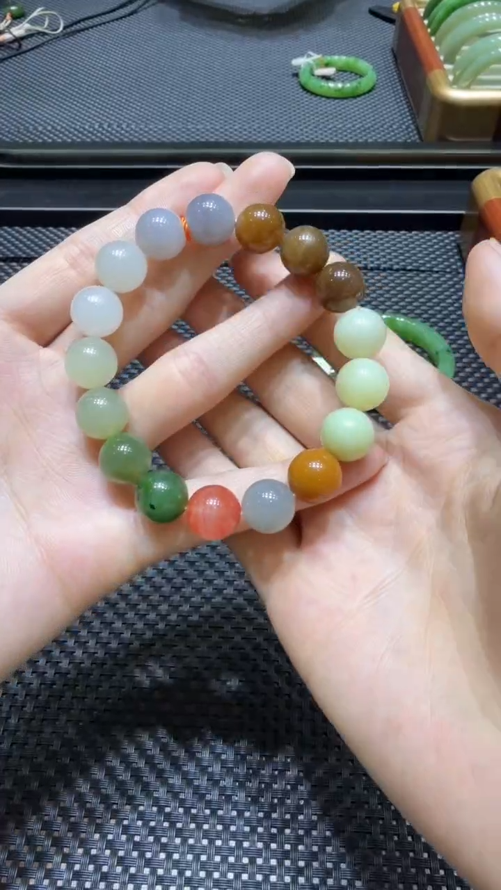 颈饰未镶嵌和田玉手链11-12（多样性，发一）