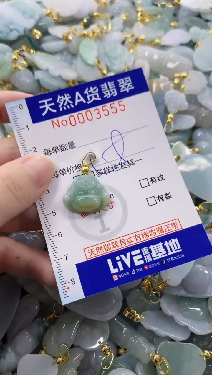 颈饰未镶嵌翡翠天然A货翡翠