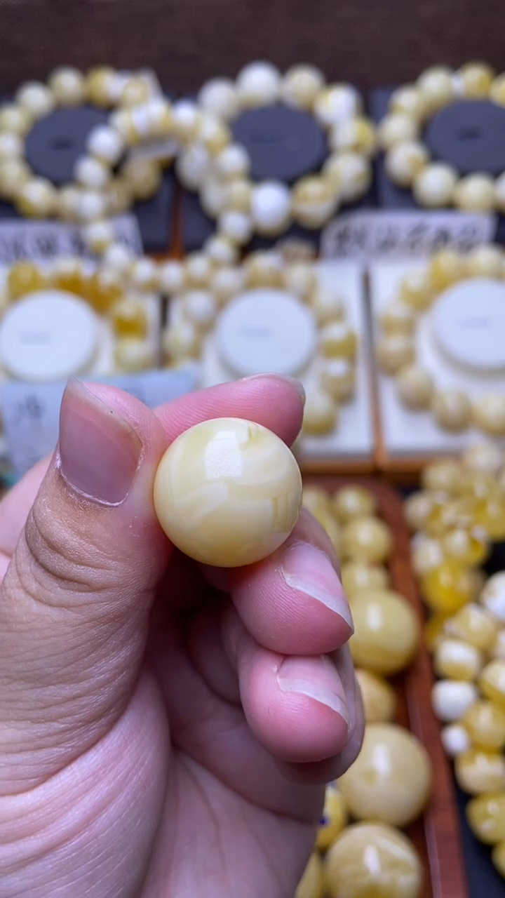 未镶嵌琥珀裸石星筠珠宝4 17MM