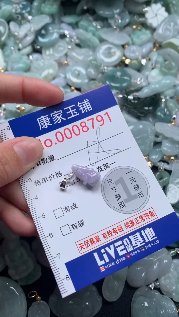 颈饰未镶嵌翡翠8791