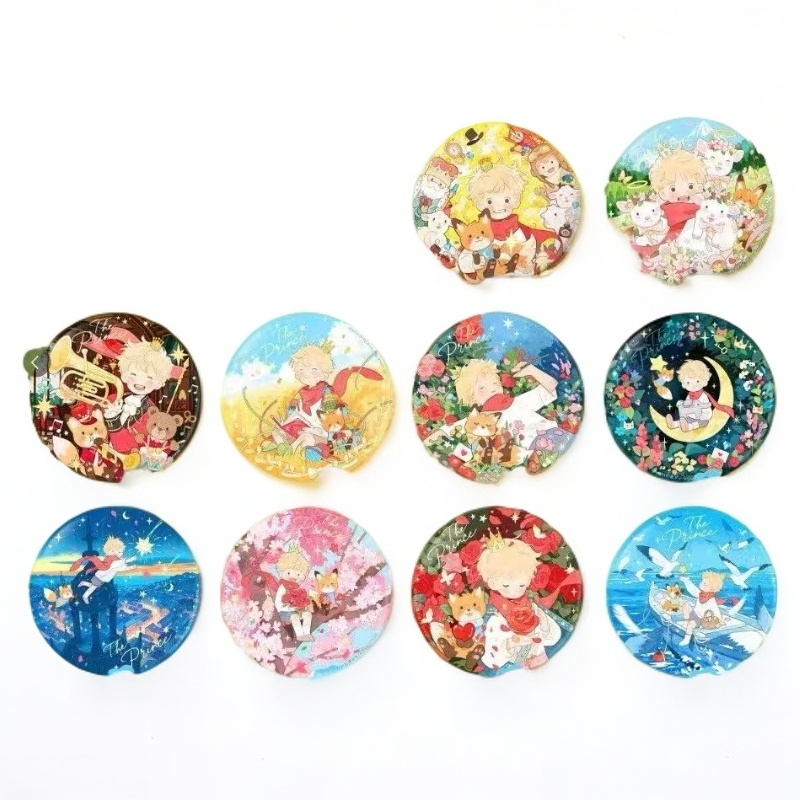 《小王子》星野漫游马口铁徽章,亚克力拍立得