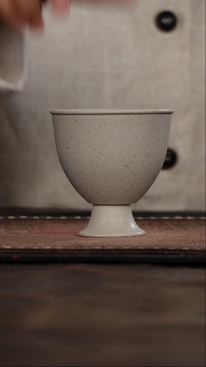 茶杯紫砂福利紫砂白段高足