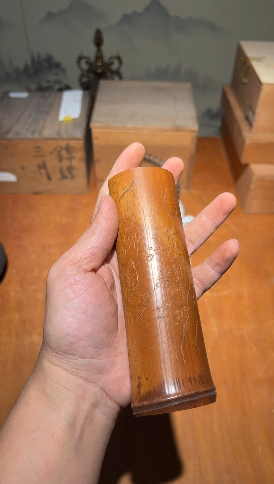 木A2064木制中古周边/