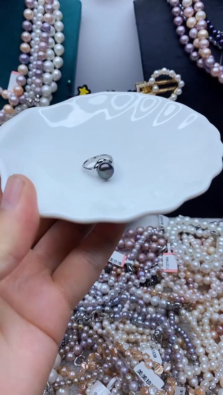 戒指未镶嵌淡水珍珠珍珠戒指