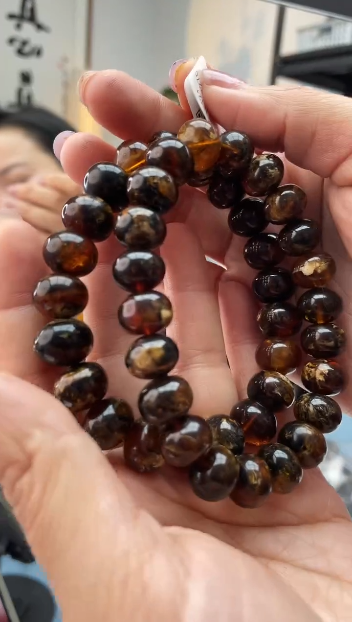 未镶嵌琥珀珠宝奇石黑12多样性发一