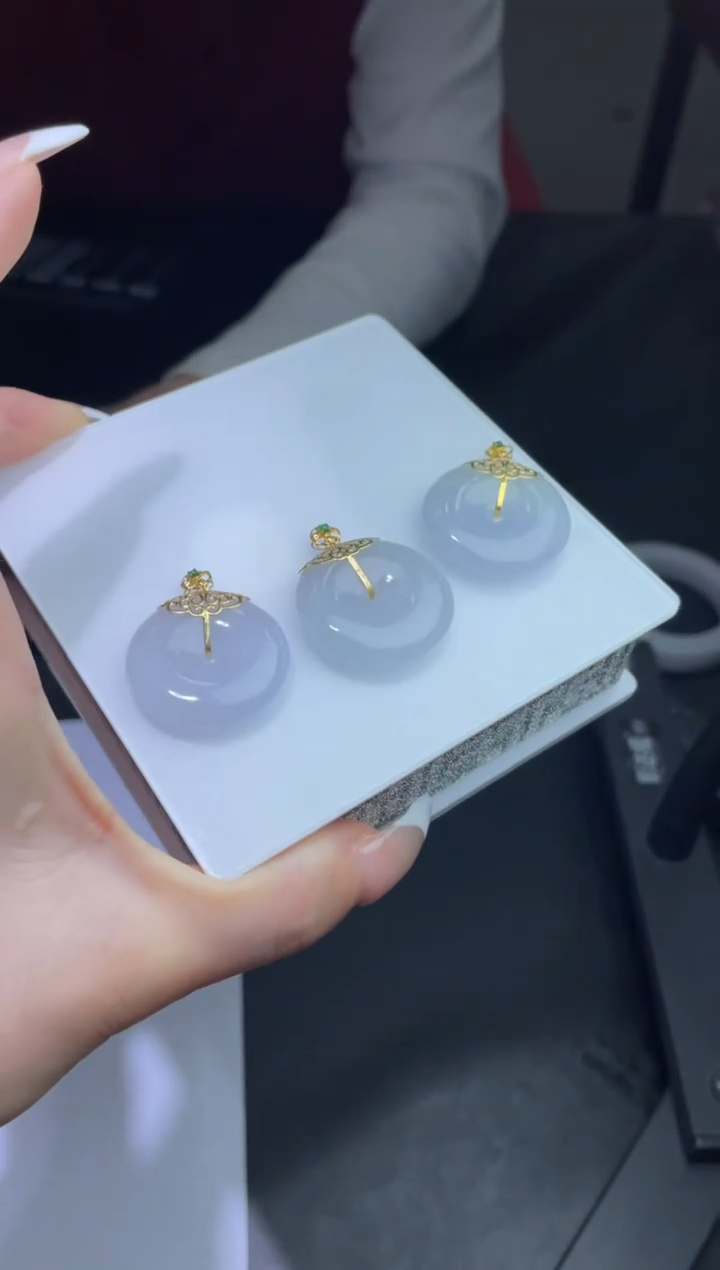 【闪购商品】定制翡翠18K金镶嵌DDH84323/多样性发一件