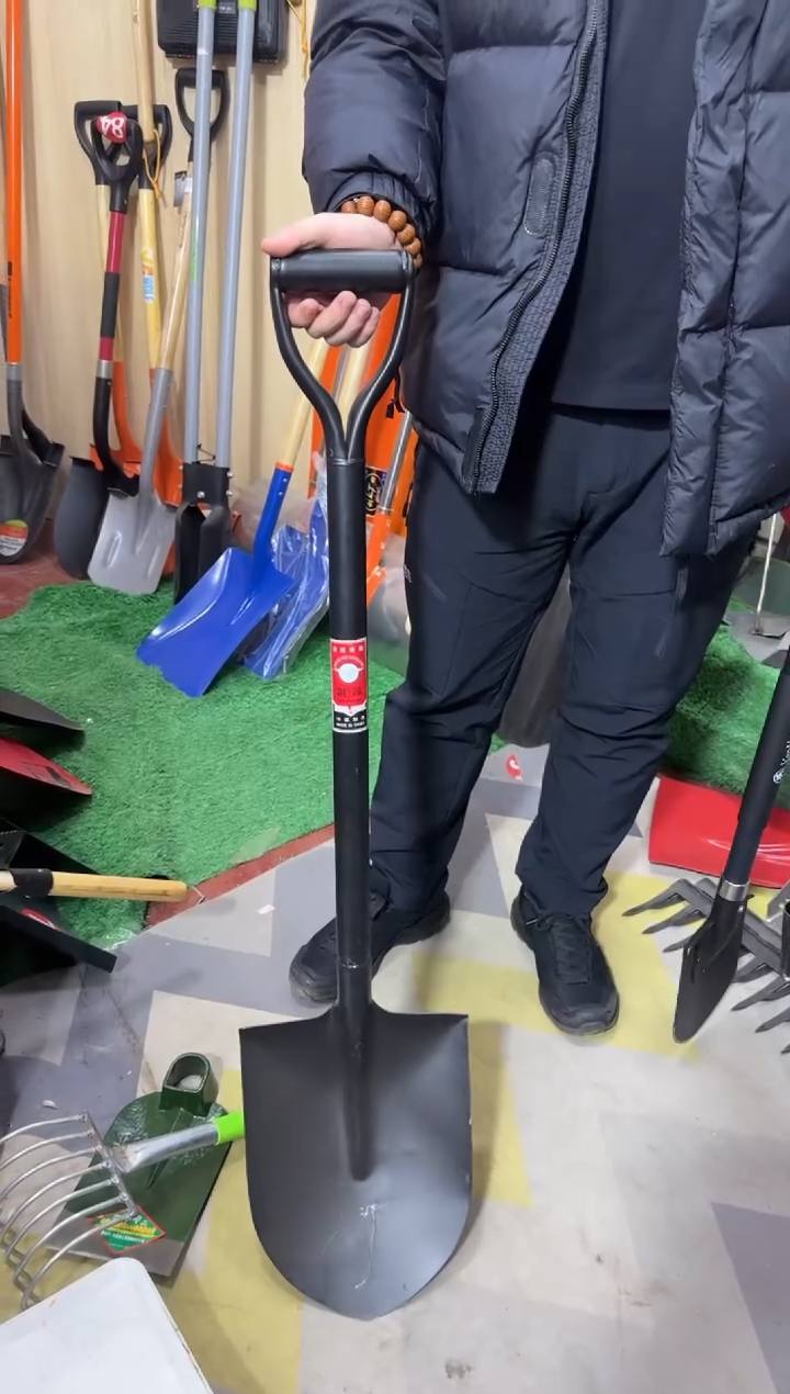 黑色锰钢一体锹0001