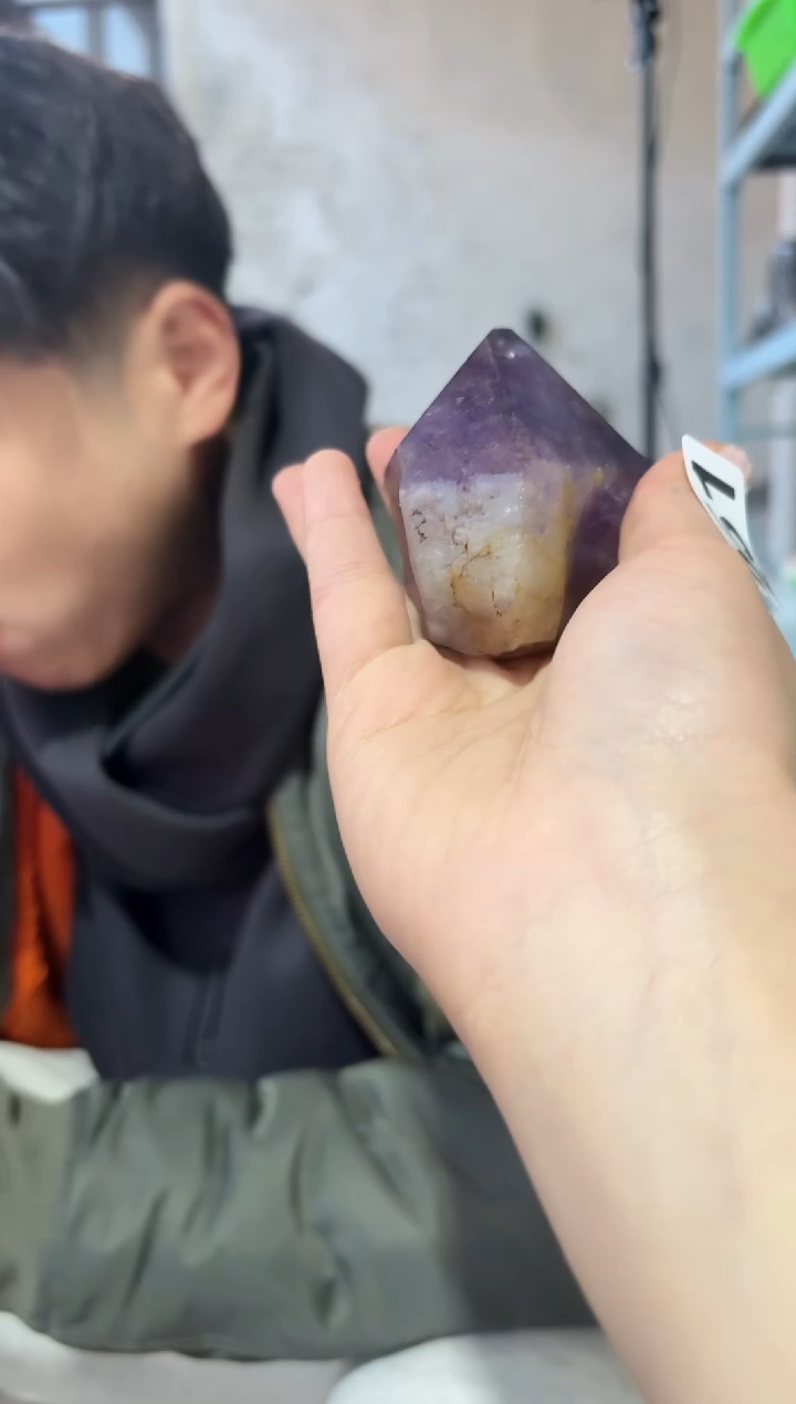 【闪购商品】摆件未镶嵌水晶紫钻头 251