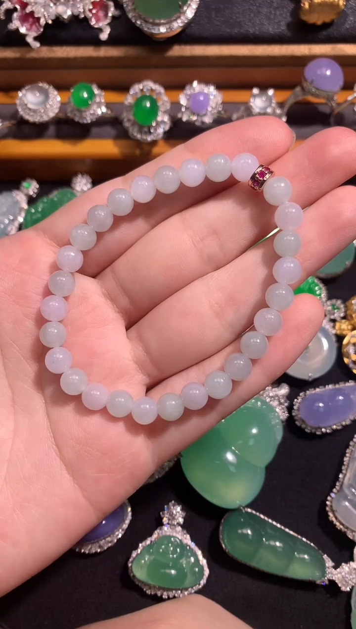 未镶嵌手串翡翠翡翠