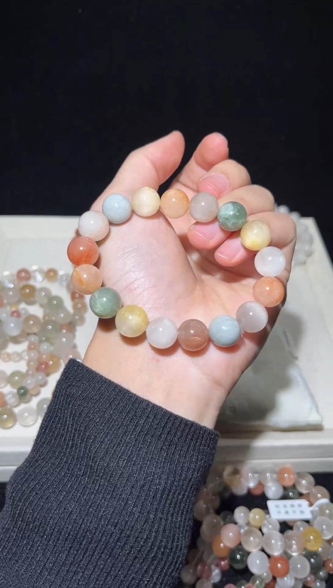 未镶嵌手串水晶19彩兔毛出厂价默认微瑕12