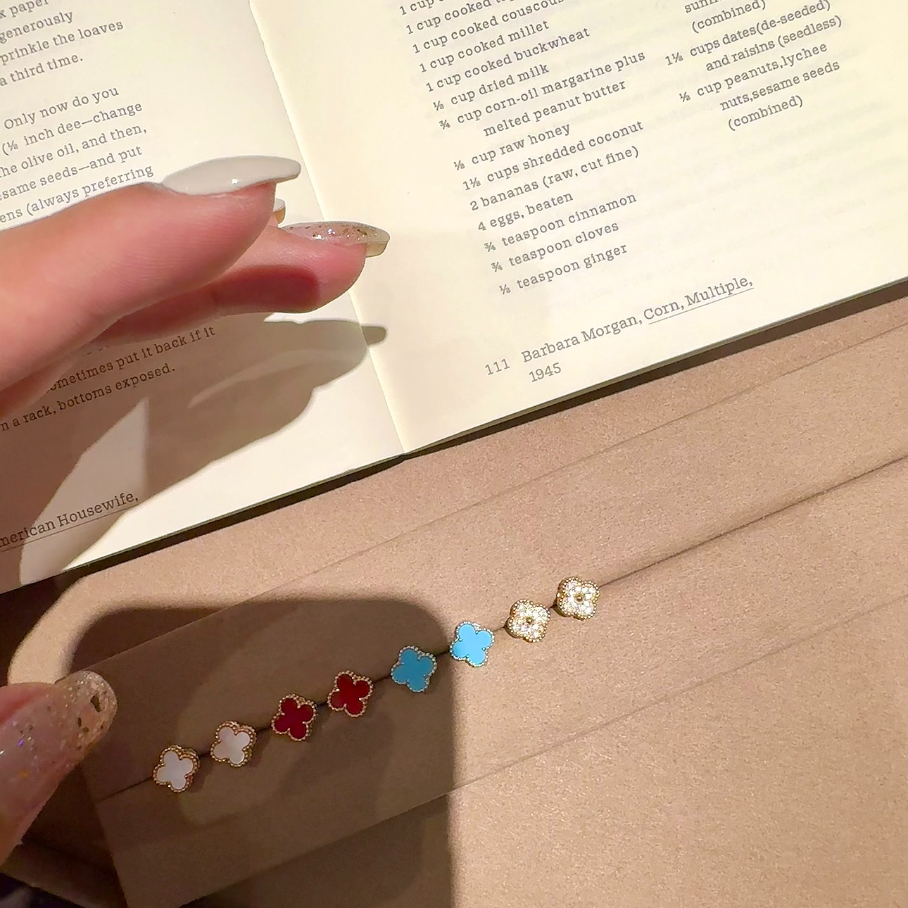 925银耳饰 【mini.单花耳钉】G111571轻奢百搭简约经典气质精致时尚