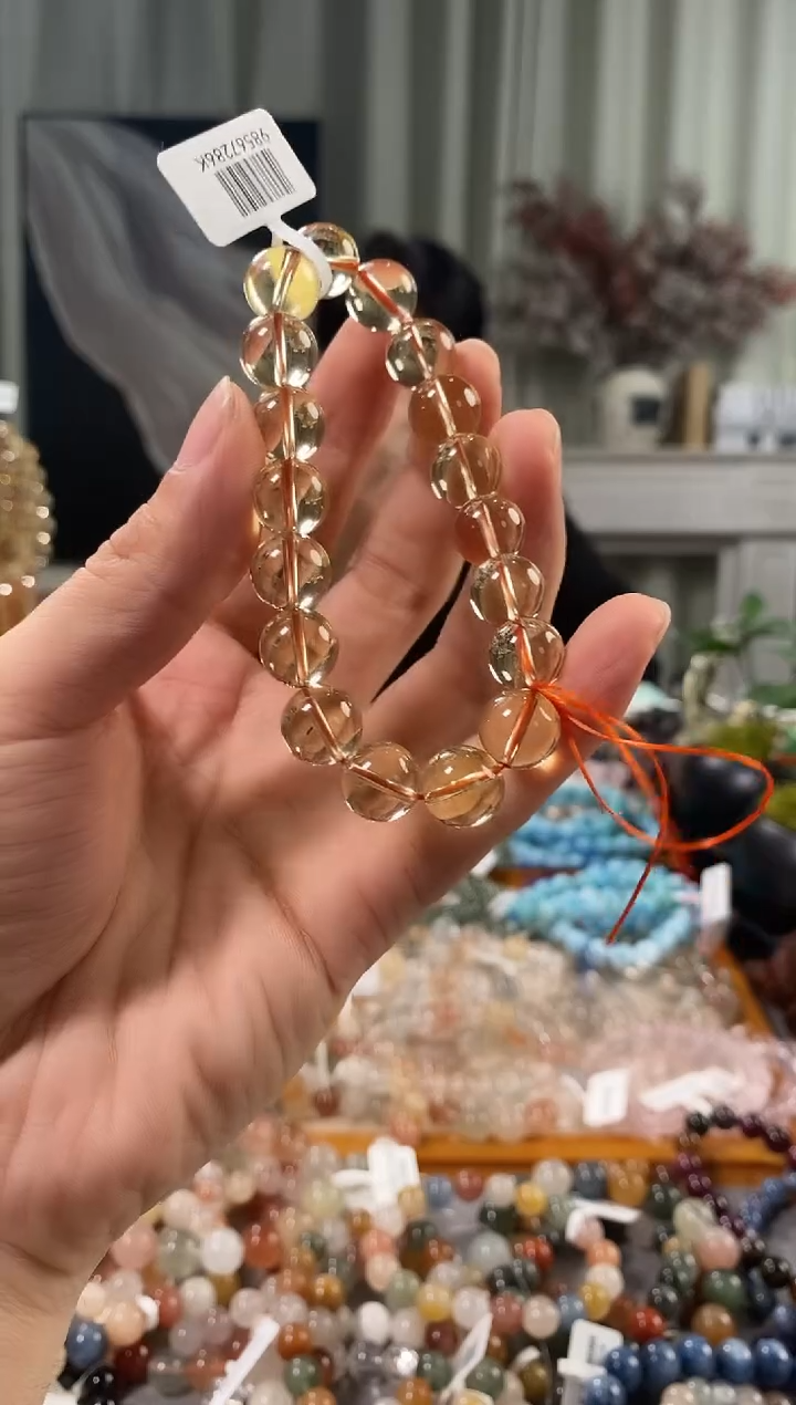 未镶嵌手链水晶黄水晶