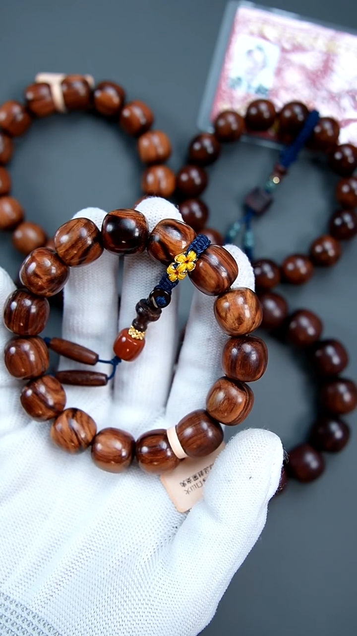 手串/手链黄花梨/降香黄檀莉老型珠糠梨海南黄花梨15*15mm