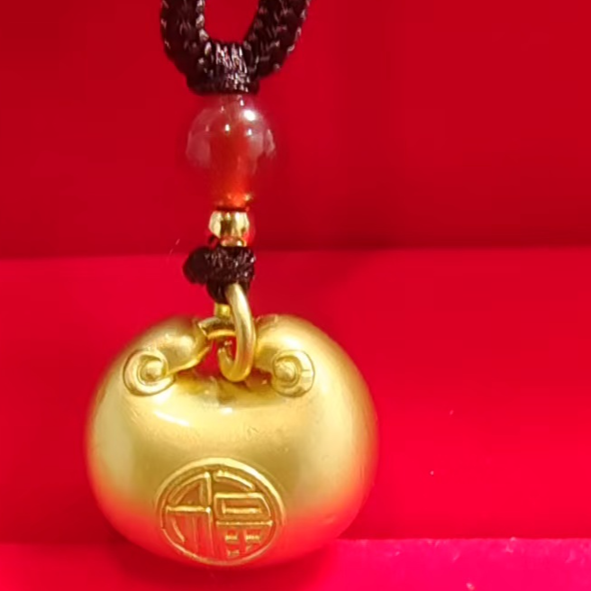 999黄金 金珠 高端大气玛瑙吊坠赠证书合金福袋礼盒刘总推荐