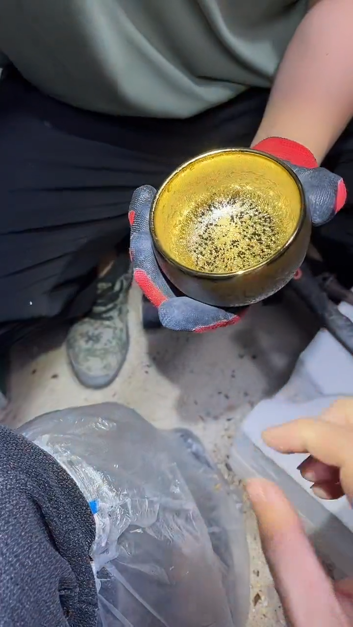 茶盏茶杯茶器 金油滴彩钻