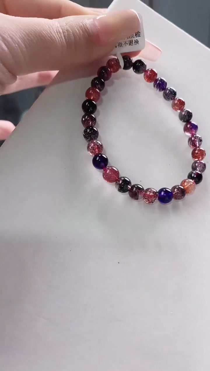 【闪购商品】水晶超七单圈6.5*未镶嵌多人多样性发其一