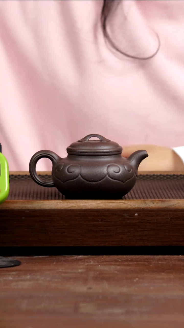 茶壶紫砂心****亮天青仿古如意230CC