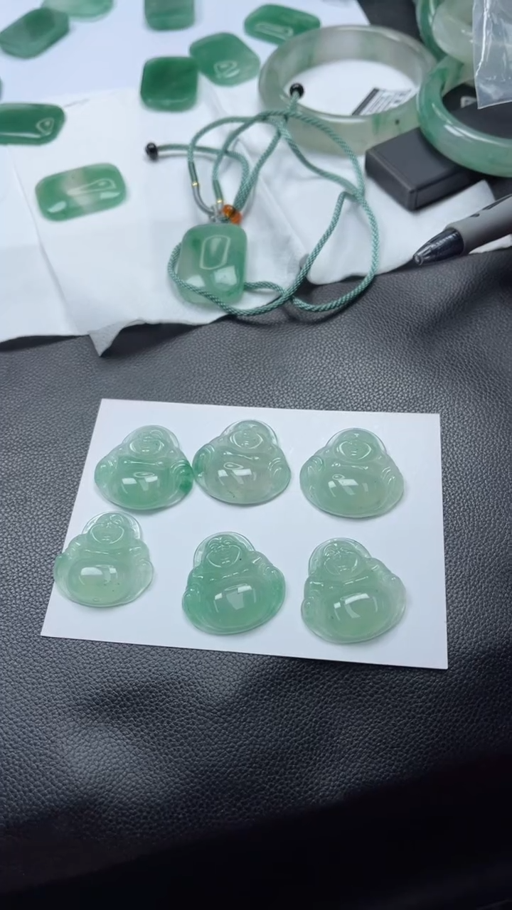 【闪购商品】石英质玉颈饰未镶嵌天然非洲翠佛公多样性发一件