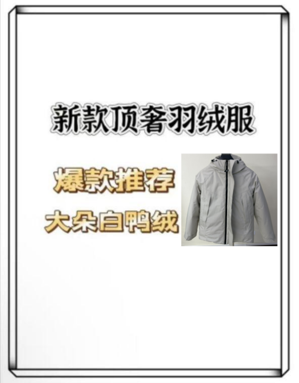 CJ【10号链接】2025年男女新款秋冬款羽绒服高定外套26033