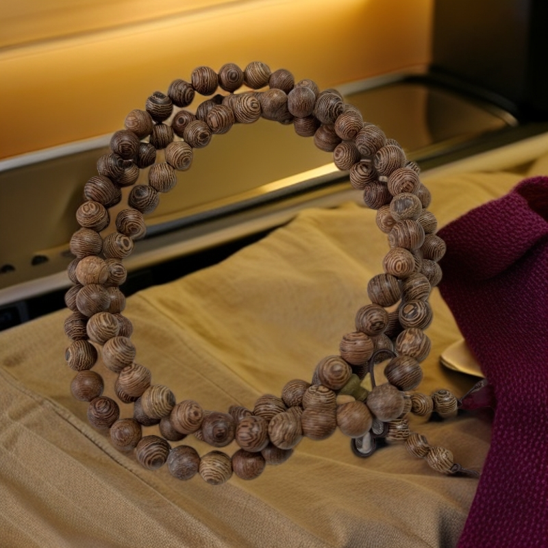 H029 神龙木-龙眼多圈手串