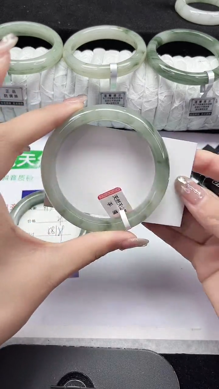 未镶嵌手镯石英质玉414-59/60