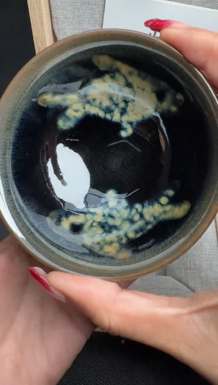 【闪购商品】茶盏吕竹兴双鱼盏188