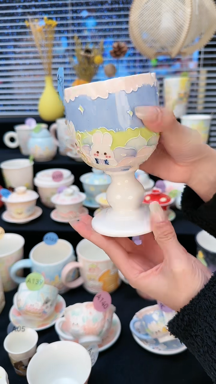 【闪购商品】摆件景德镇高温立体釉创意瓷