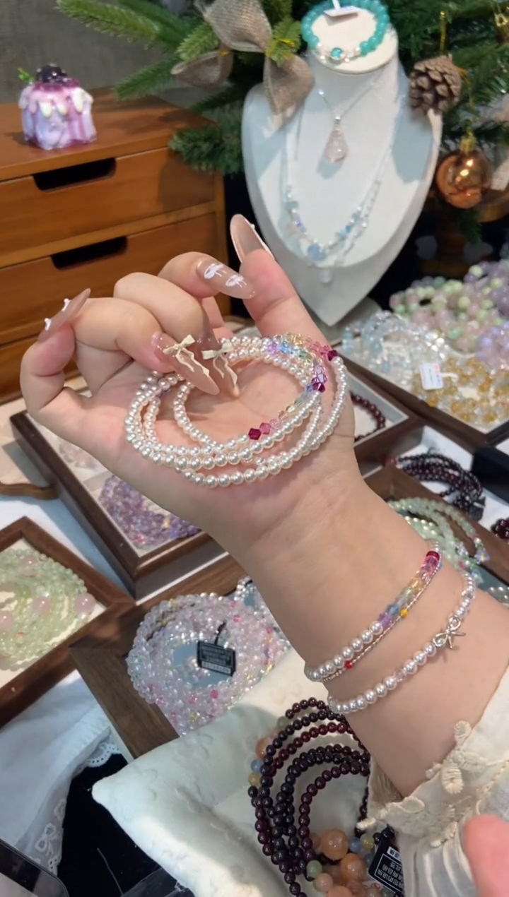 未镶嵌手串水晶孤品捡漏均匀瑕疵介意勿拍