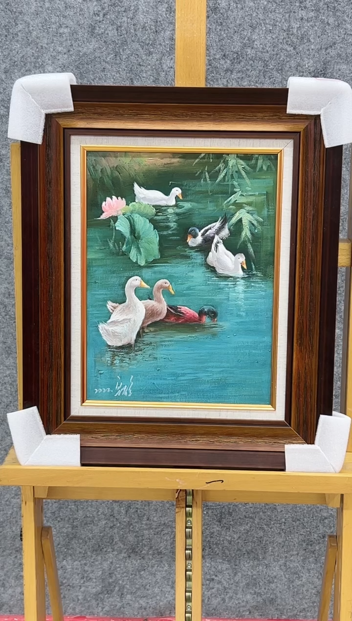 【闪购商品】绘画梁静-40*30-动物油画