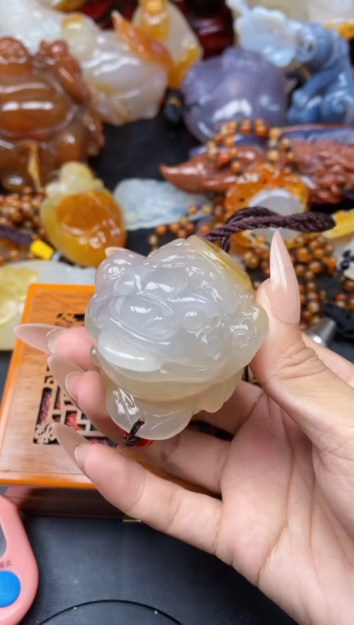 【闪购商品】玛瑙/玉髓颈饰未镶嵌ll