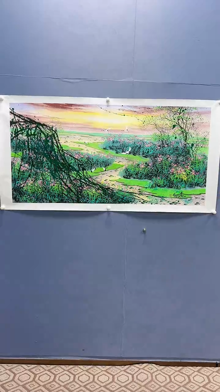 【闪购商品】绘画赵燮绘画8平尺金袍抽象山水