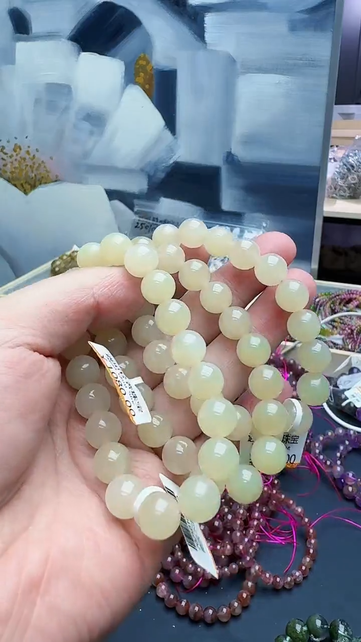 【闪购商品】和田玉手链未镶嵌A64手链单圈