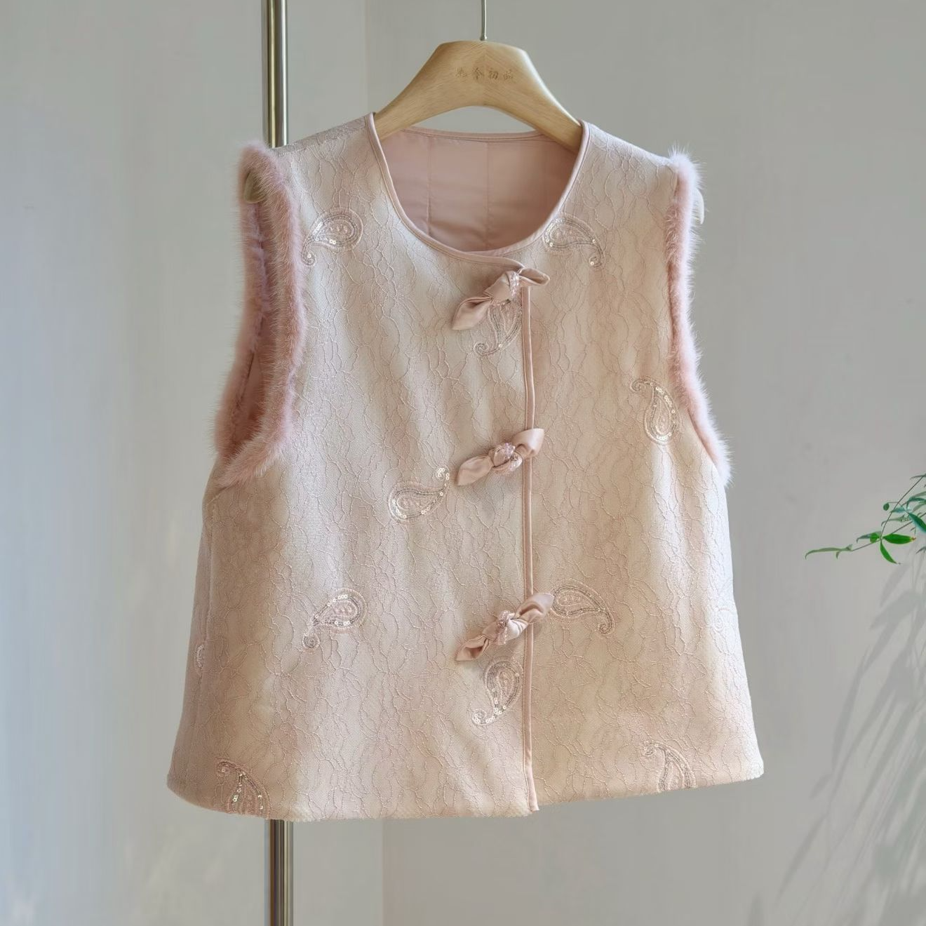 马夹常规款女士中国风民族风女装秋冬马甲中式