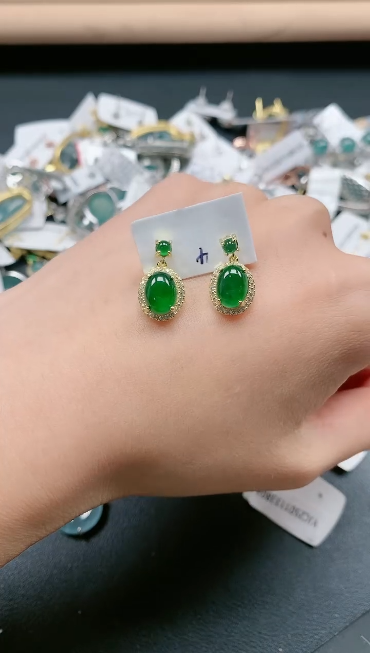 【闪购商品】翡翠戒指银S925镶嵌11111